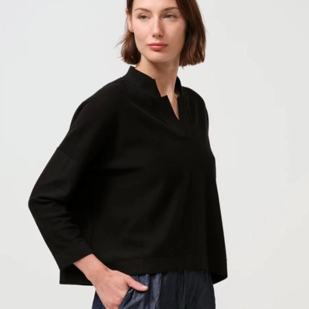 Daniela Gregis Long-Sleeve Donna Polo Sweater in Red OS/S